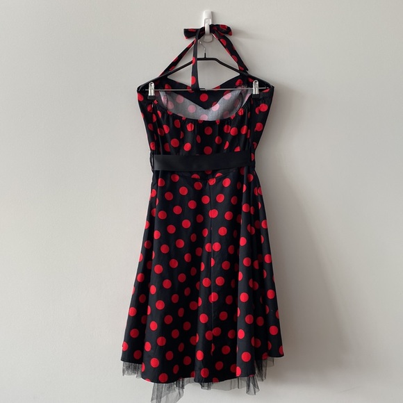 ๐โโฌ Hearts & Roses Polka Dot Swing Dress - Picture 5 of 13